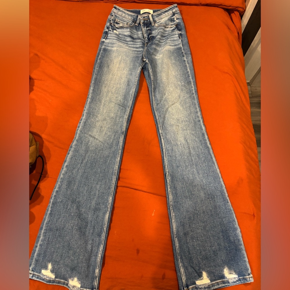 BKE Slim Fit High Rise Bootcut Jeans